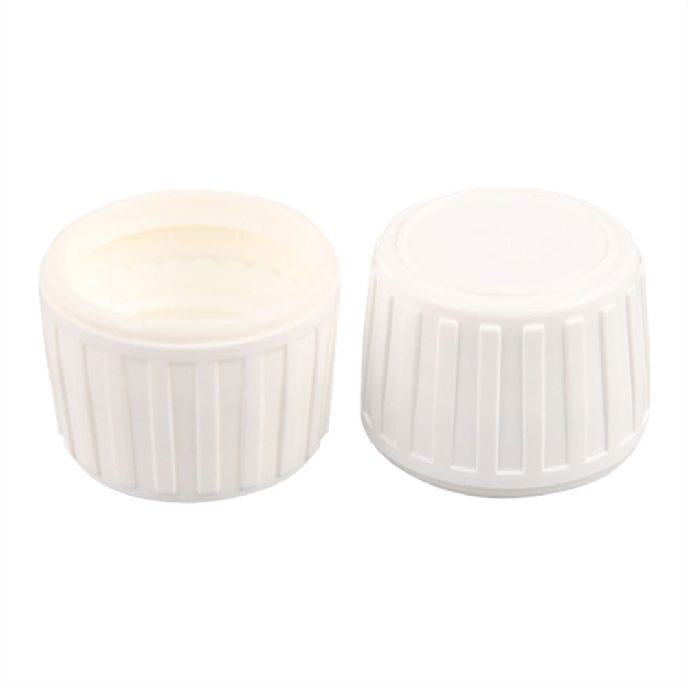 ADAMAS-BETA Lab Universal Bottle Cap PP Plastic Screw Mouth Standard Mixed Resin Cover with U-shaped LDPE Inner Plug/PE PTFE Gasket Sealing Caps