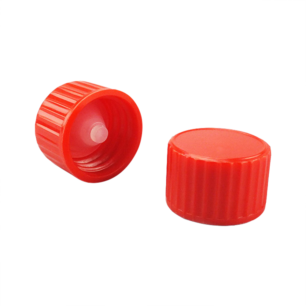 ADAMAS-BETA Universal Bottle Cap Screw Mouth Standard Mixed Resin Cover with V-shaped LDPE Inner Plug Laboratory Reagent Bottle Sealing Caps