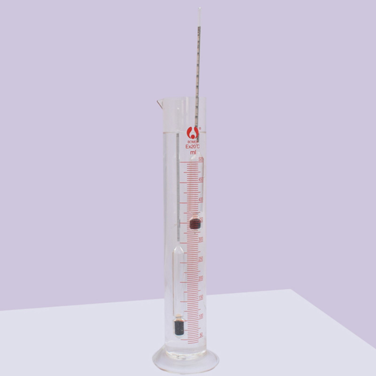 ADAMAS BETA Lab Glass Densitometer High Precision Hydrometer 0.6-2.0g/ml Liquid Concentration Measurement Experiment Common Laboratory Device
