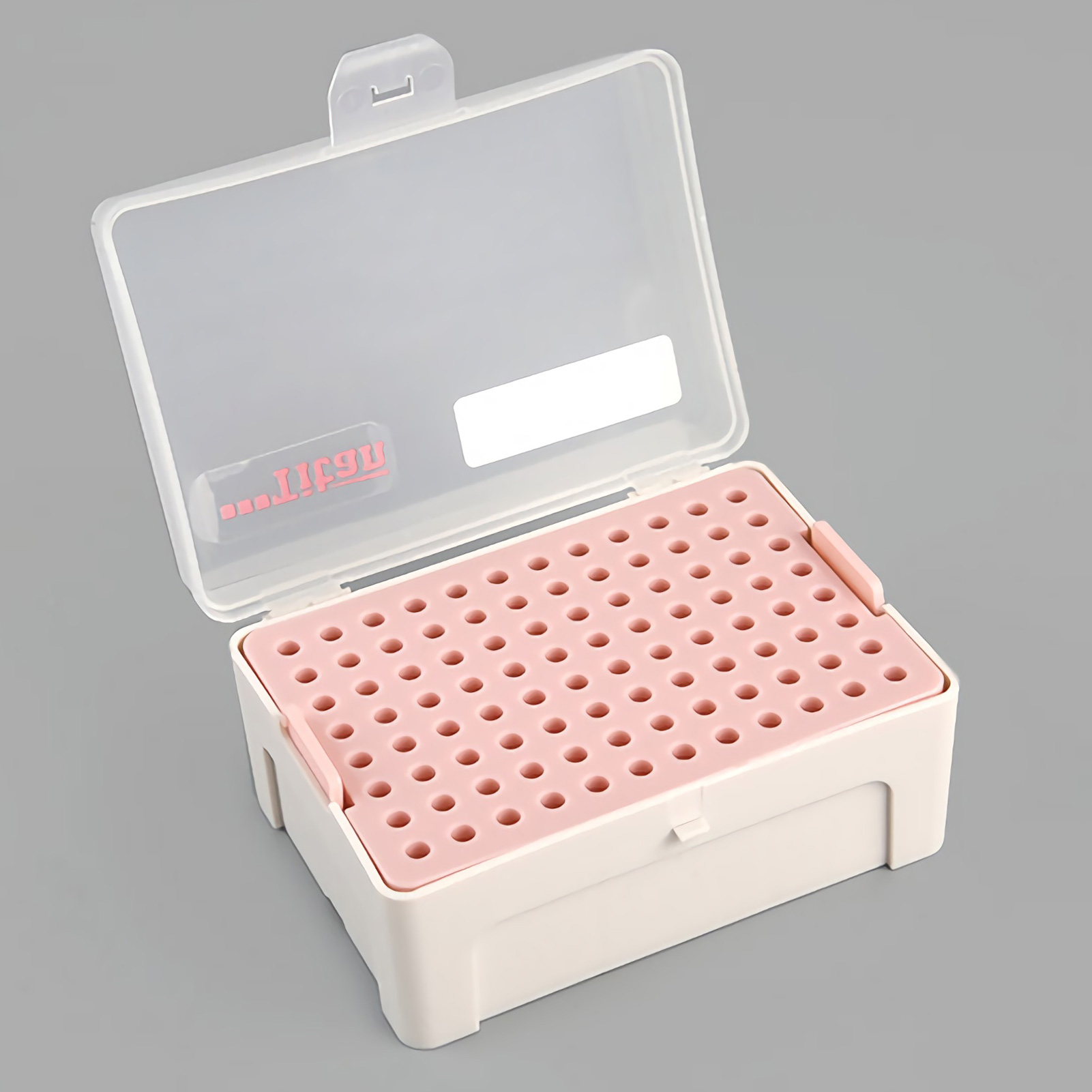 ADAMAS-BETA Laboratory PP Plastic Pipette Tips Box 96-Well 28-Well Non Sterile for 10ul 1250ul 5000ul Pipette Tips Empty Lab Pipetting Storage Box