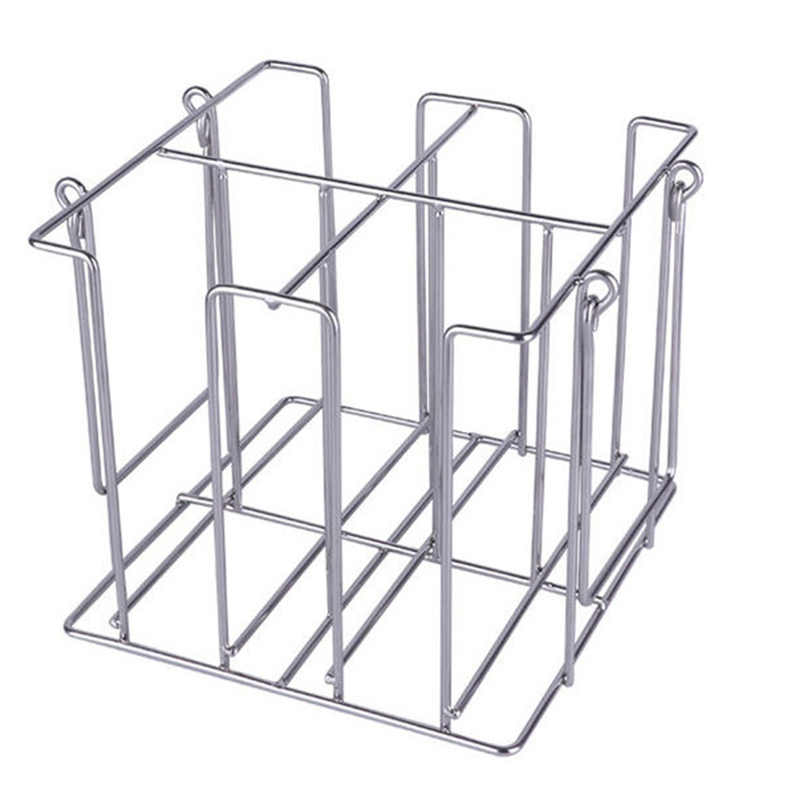 ADAMAS BETA 304 Stainless Steel Petri Dish Carrier Rack Lab 60mm 90mm Petri Dish Moving Frame Sterilization Holder Disinfection Bucket with Handle