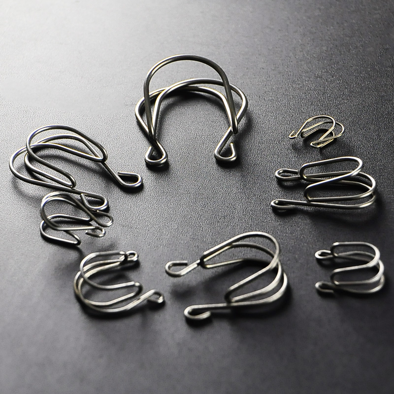 ADAMAS BETA 5pcs/Lot Stainless Steel Conical Interface Clamp 19# 24# 29# Standard Grinding Plug Clip Laboratory Fixing Sealing Clips