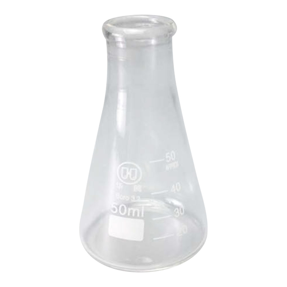 ADAMAS-BETA Lab Glass Triangular Beaker Erlenmeyer Flask with Stopper Narrow Mouth/Wide Neck 25ml-1000ml Micro Erlenmeyer Flask 10ml (Pack of 6/12)
