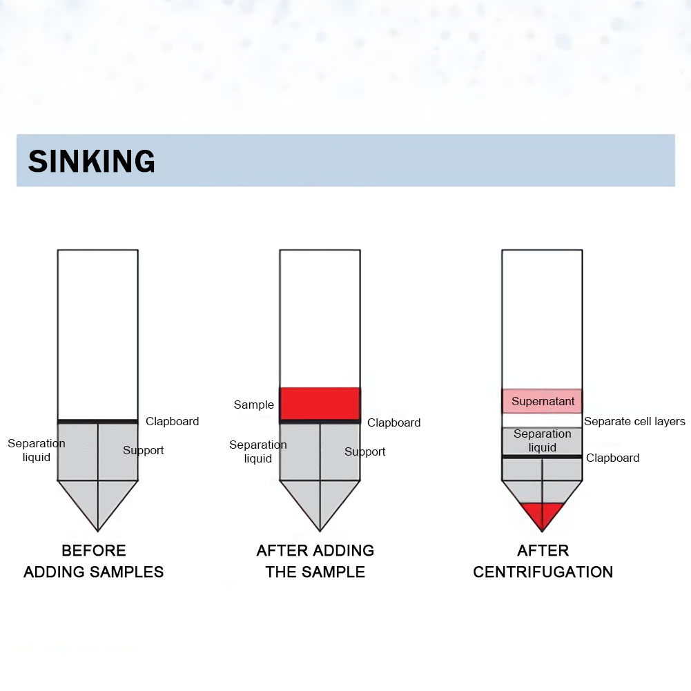 ADAMAS BETA Disposable PBMC PP Cell Separation Tube with Cover Float/Fix/Sink 15ml 50ml Sterilized Graduated Plastic Laboratory Centrifuge Tubes