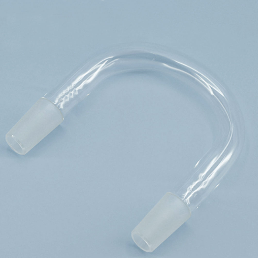 ADAMAS BETA Lab U-Shape Glass Adapter 14/20 Outer Grinding Mouth Connector Joint Glass Hollow Connecting Tube