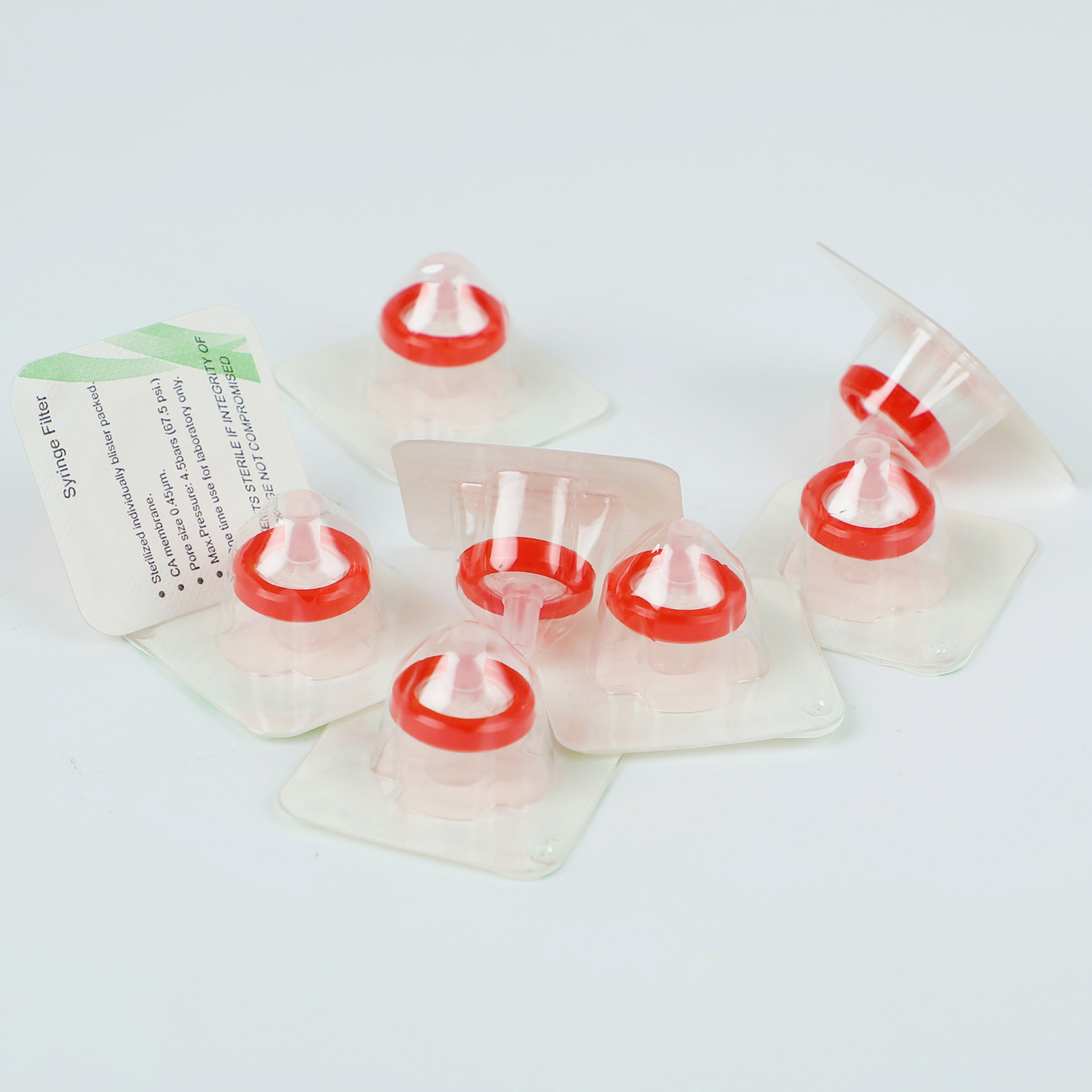 ADAMAS-BETA 15-100pcs PP Sterilized Needle Filter 0.22um 0.45um MCE Disposable Individual Package Syringe Filter Lab Experiment Accessories