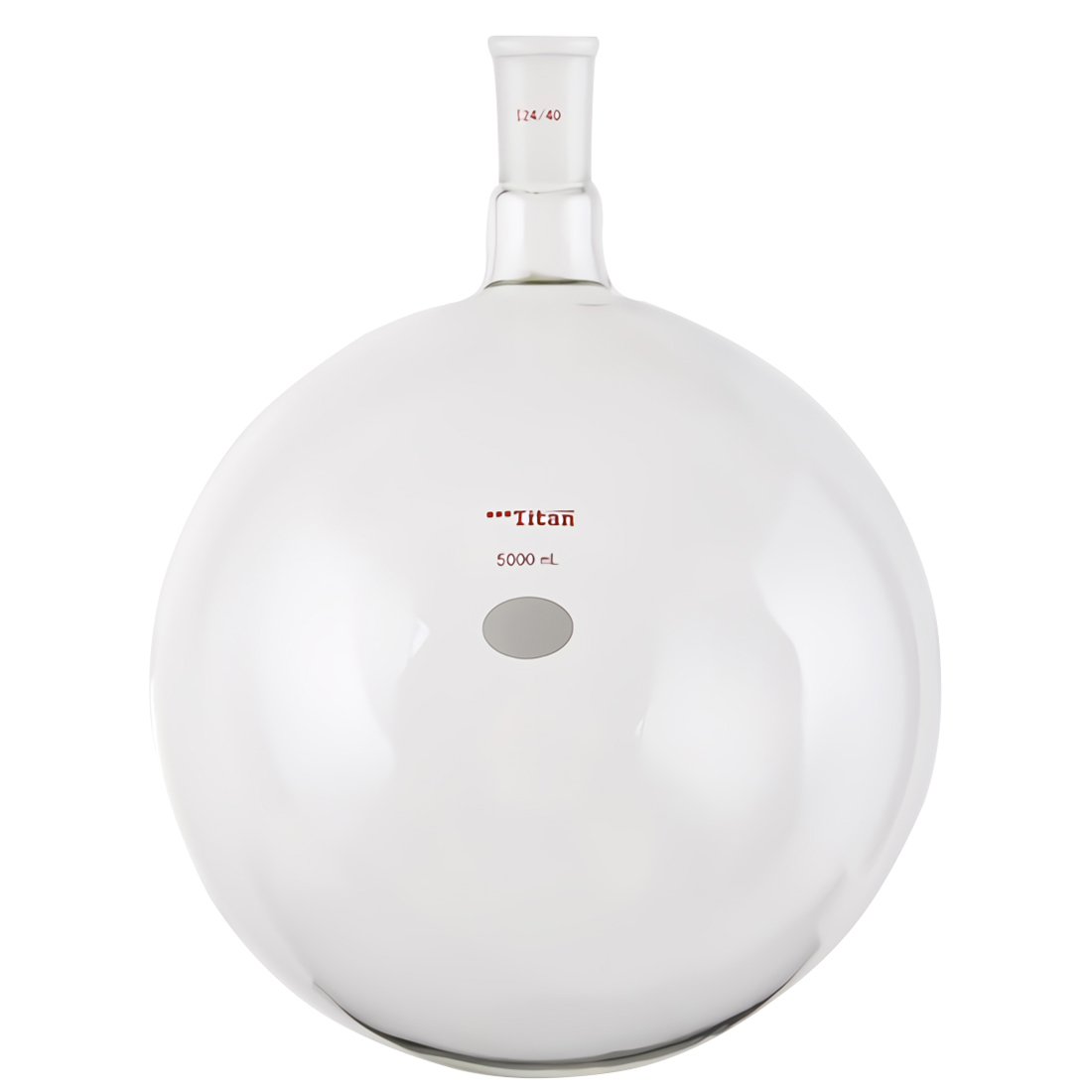 ADAMAS BETA Large Capacity High Borosilicate Glass Single Neck Ball Bottle 1000-5000ml Laboratory Heating Feaction Experiment Round Bottom Thick Wall Flasks