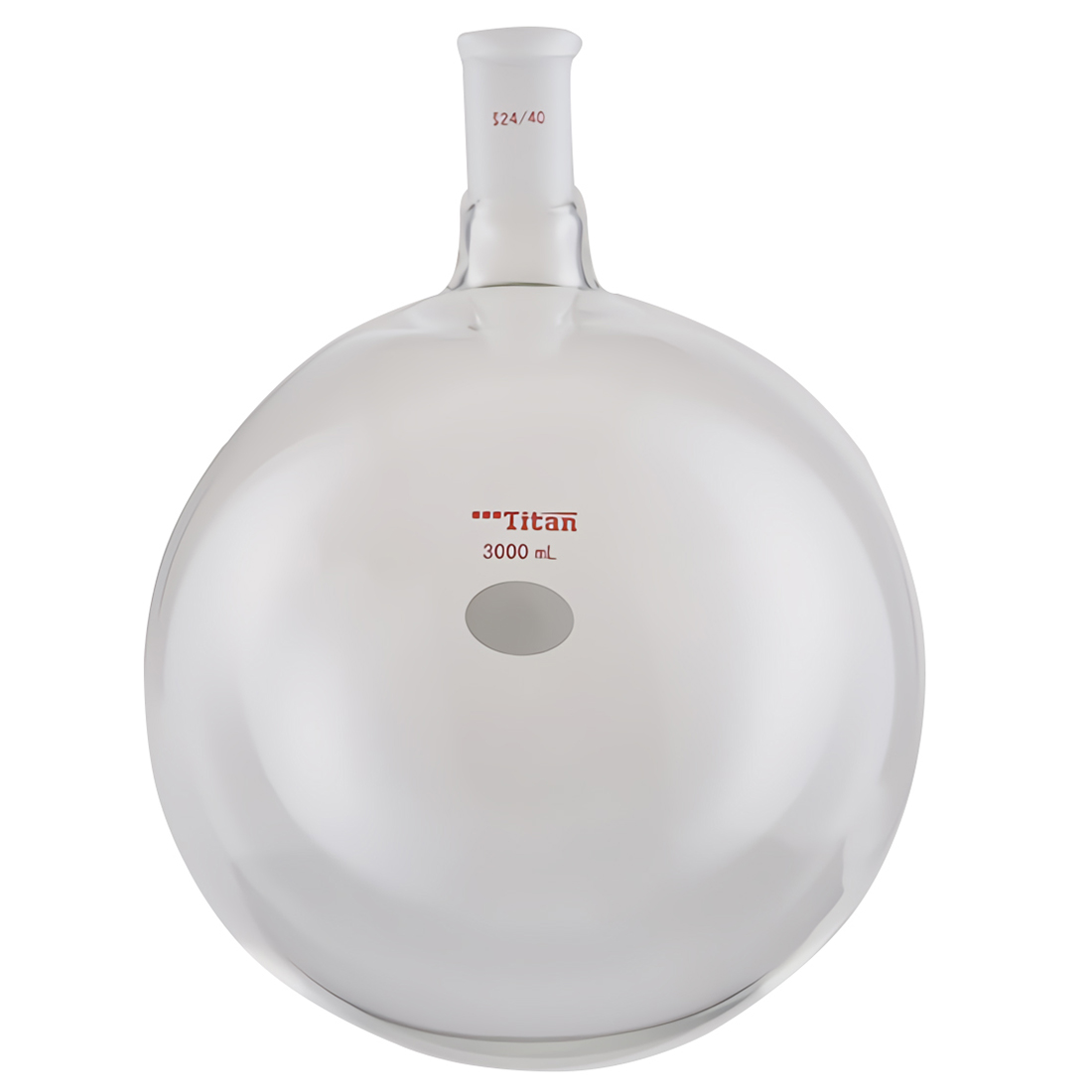 ADAMAS BETA Large Capacity High Borosilicate Glass Single Neck Ball Bottle 1000-5000ml Laboratory Heating Feaction Experiment Round Bottom Thick Wall Flasks