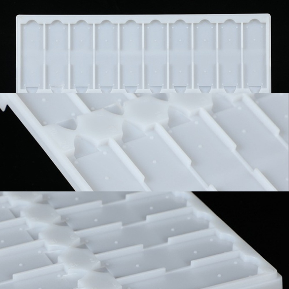 ADAMAS BETA Lab Plastic Microscope Slide Drying Board PS Reusable Laboratory Biological Sample Storage Plate Suitable 20 Sheets Standard Slides