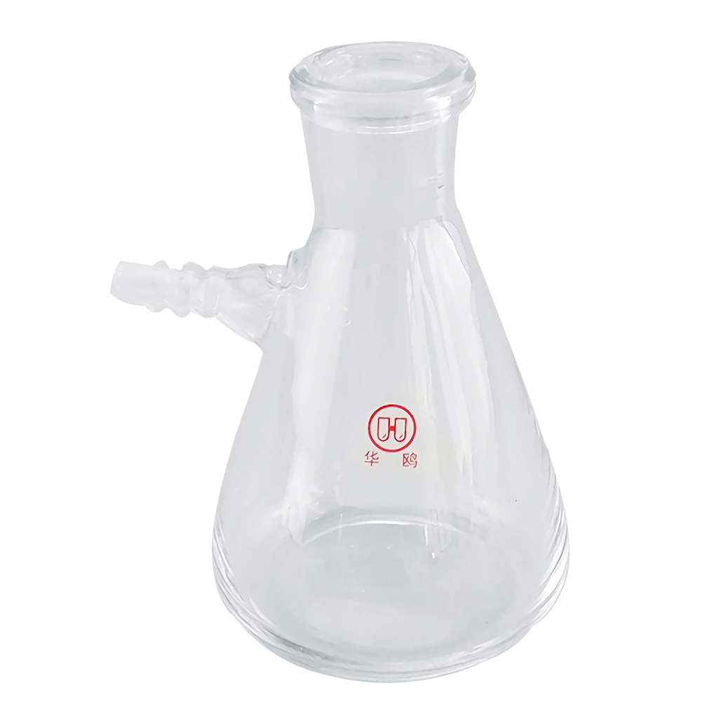 ADAMAS BETA Lab Filter Bottle with Upper Low Nozzle 125ml-10000ml Laborator Glass Grinding Mouth Suction Filter Bottles Conical Flask