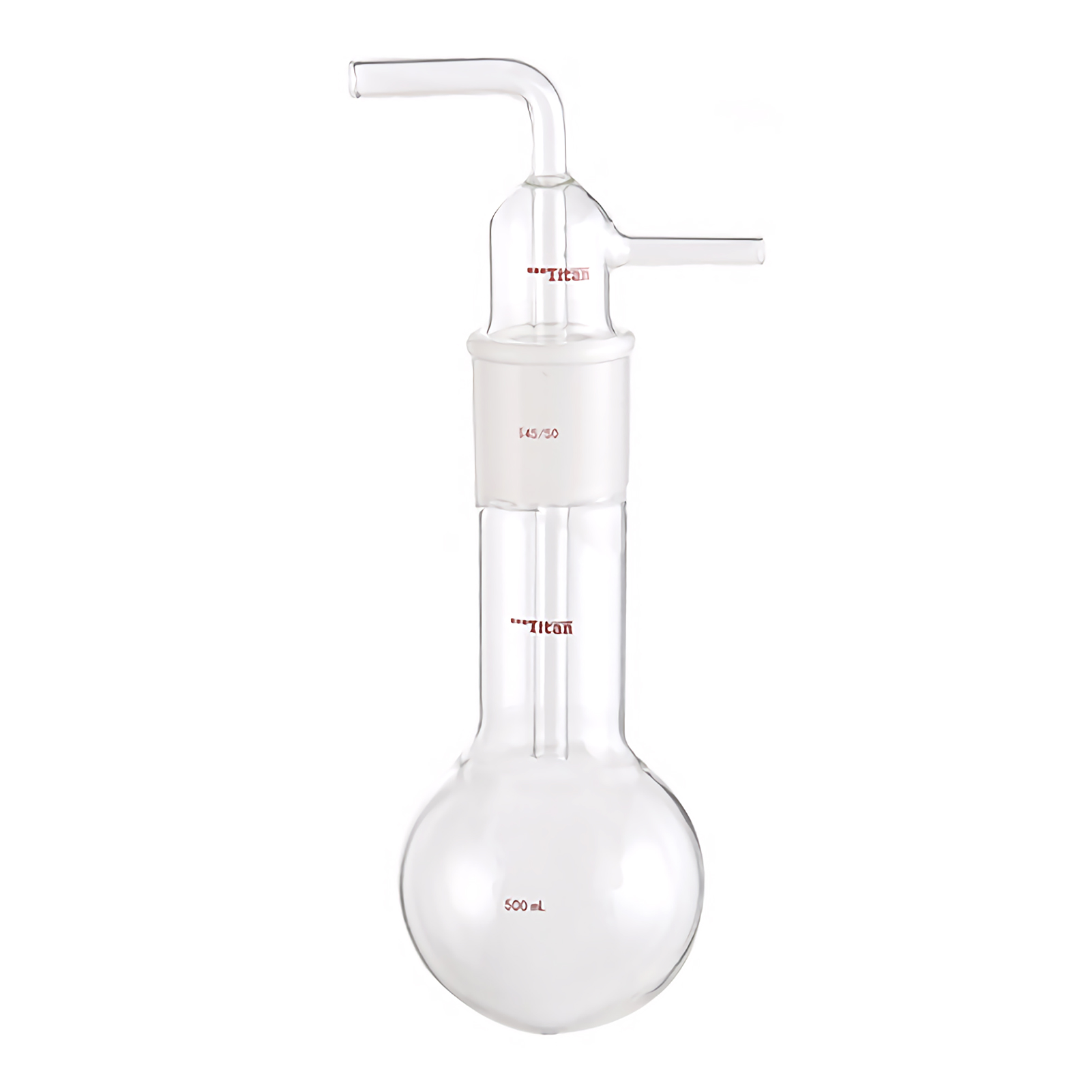 ADAMAS BETA Split Cold Trap with Grinding Mouth Straight Glass Condensate Trap Laboratory Gas Partial Pressure/Condensing Device