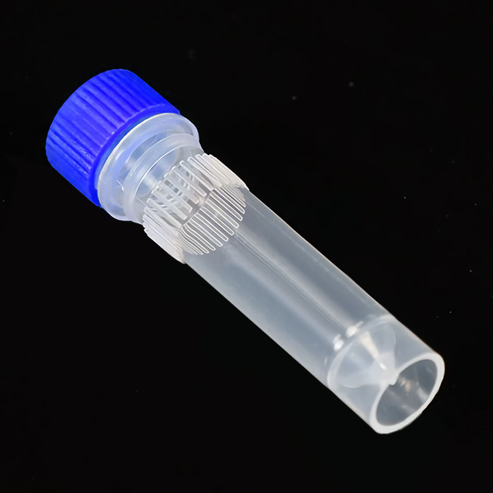 ADAMAS-BETA 20pcs/Lot Laboratory Screwed Freezing Tube 1.5ml 2.0ml Vertical Cryopreservation Tube with Cover PP Plastic Sampling Tubes 