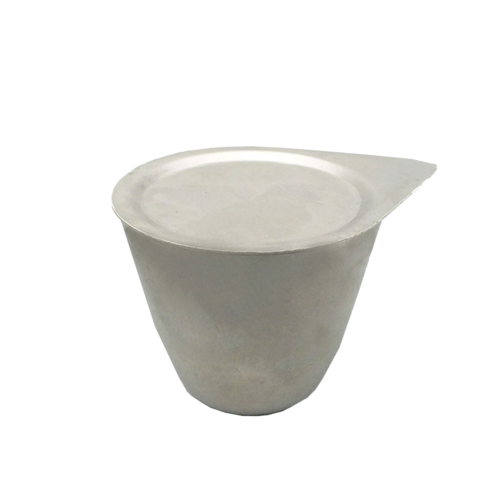 ADAMAS BETA Lab Sterling Silver Crucible High Purity 99.99% 30ml 50ml Nickel/Iron Crucible with Cover  Laboratory Heating Device