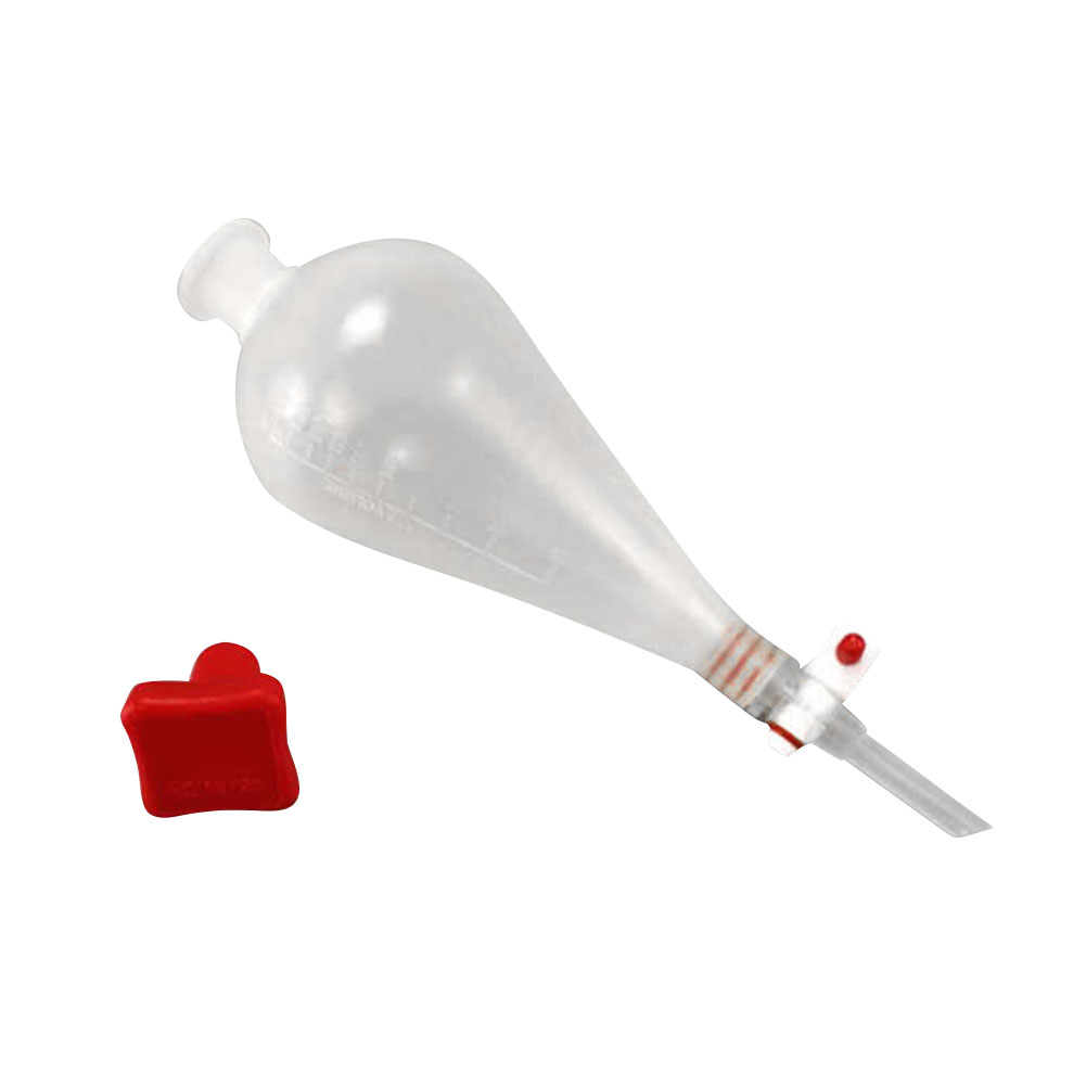 ADAMAS BETA 1pcs Polypropylene Separating Funnel with Stopcock PTFE Plug Leak-Proof Screw Cap Laboratory Plastic Filter Funnel 125-1000ml