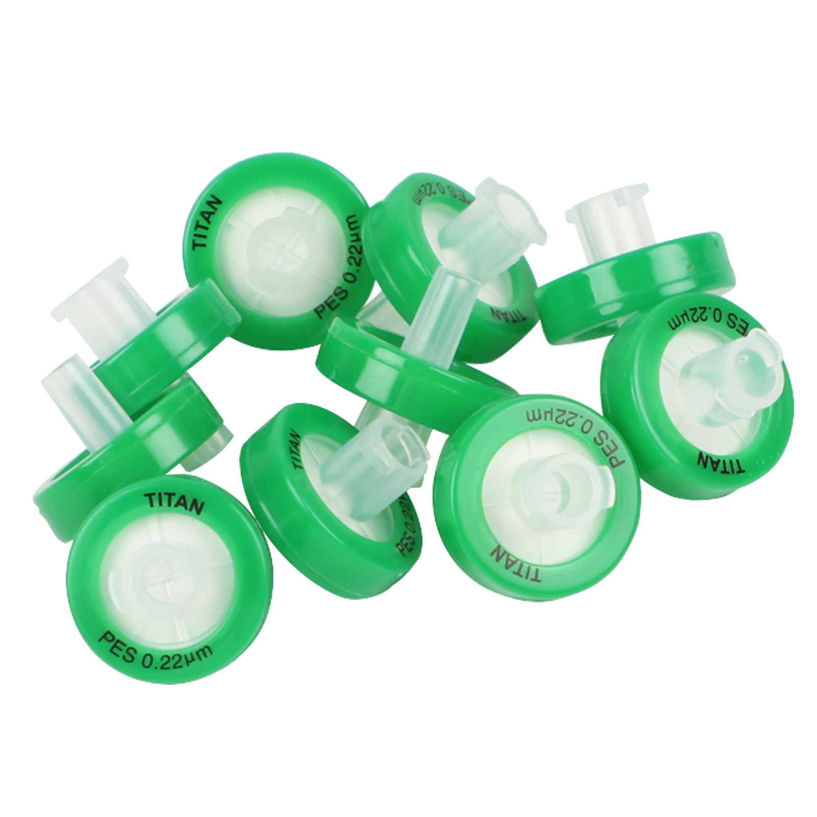 ADAMAS-BETA 10pcs Syringe Needle Filter 0.22um 0.45um PVDF/NY/PTFE/PES Disposable Non-sterile Syringe Filter Lab Supplies Accessories