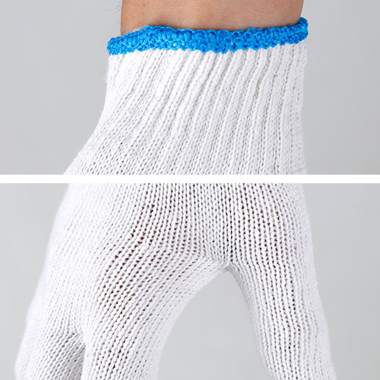 ADAMAS BETA Wholesale 12 Pairs Fine Sand Cotton Nylon Silk Gloves Knitted Breathable Gloves Antiskid Soft Laboratory Protective Working Gloves