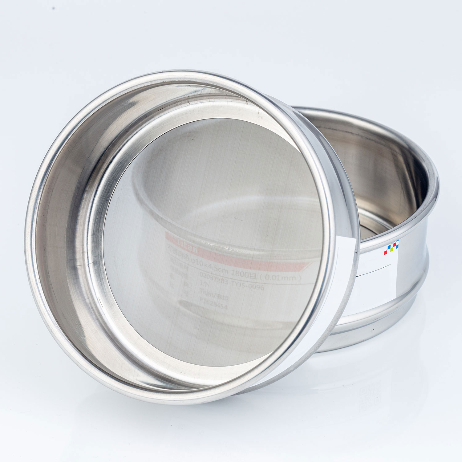 Adamas-Beta Mesh Sieve 304 Stainless Steel Lab Sieves Economy Test Sieve Diameter 10cm Height 4.5cm 2300 Mesh