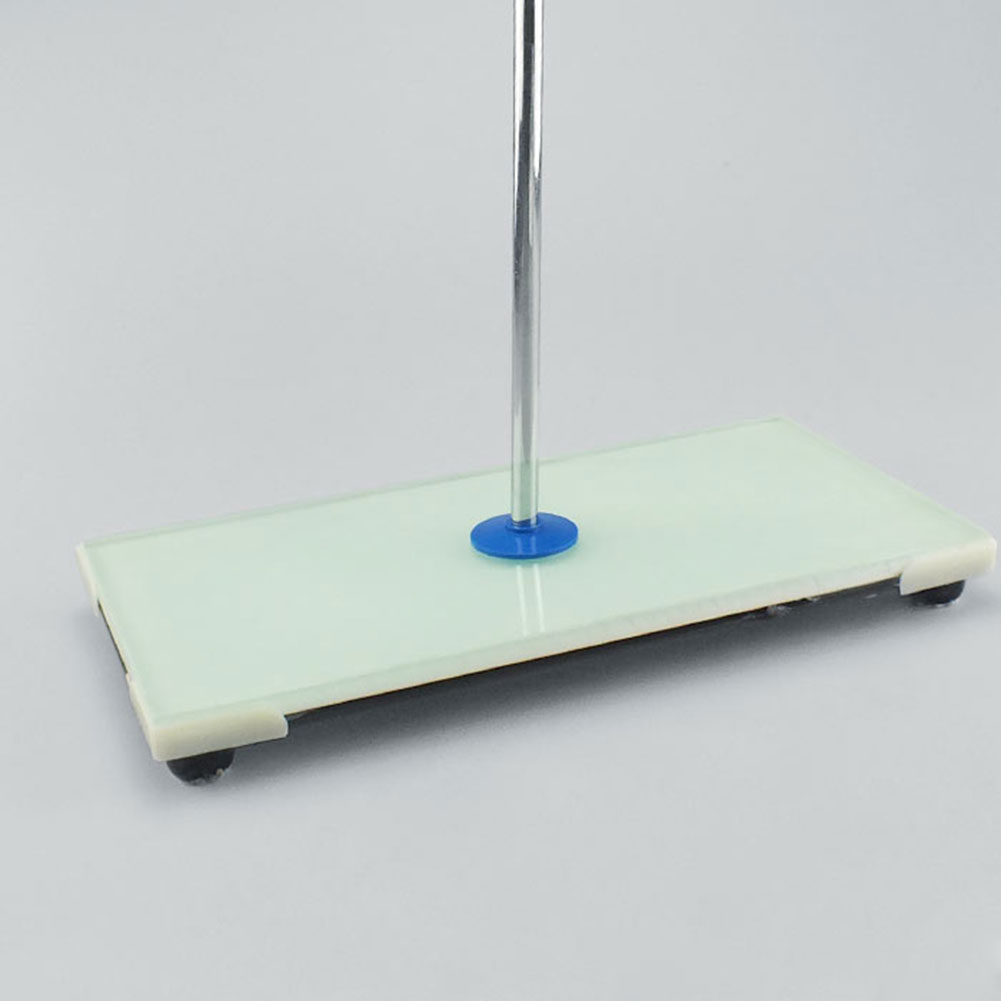ADAMAS-BETA Lab Titration Table White Porcelain/Glass/White Marble Base with 650mm Iron Rod for Acid Base Titration Experiment