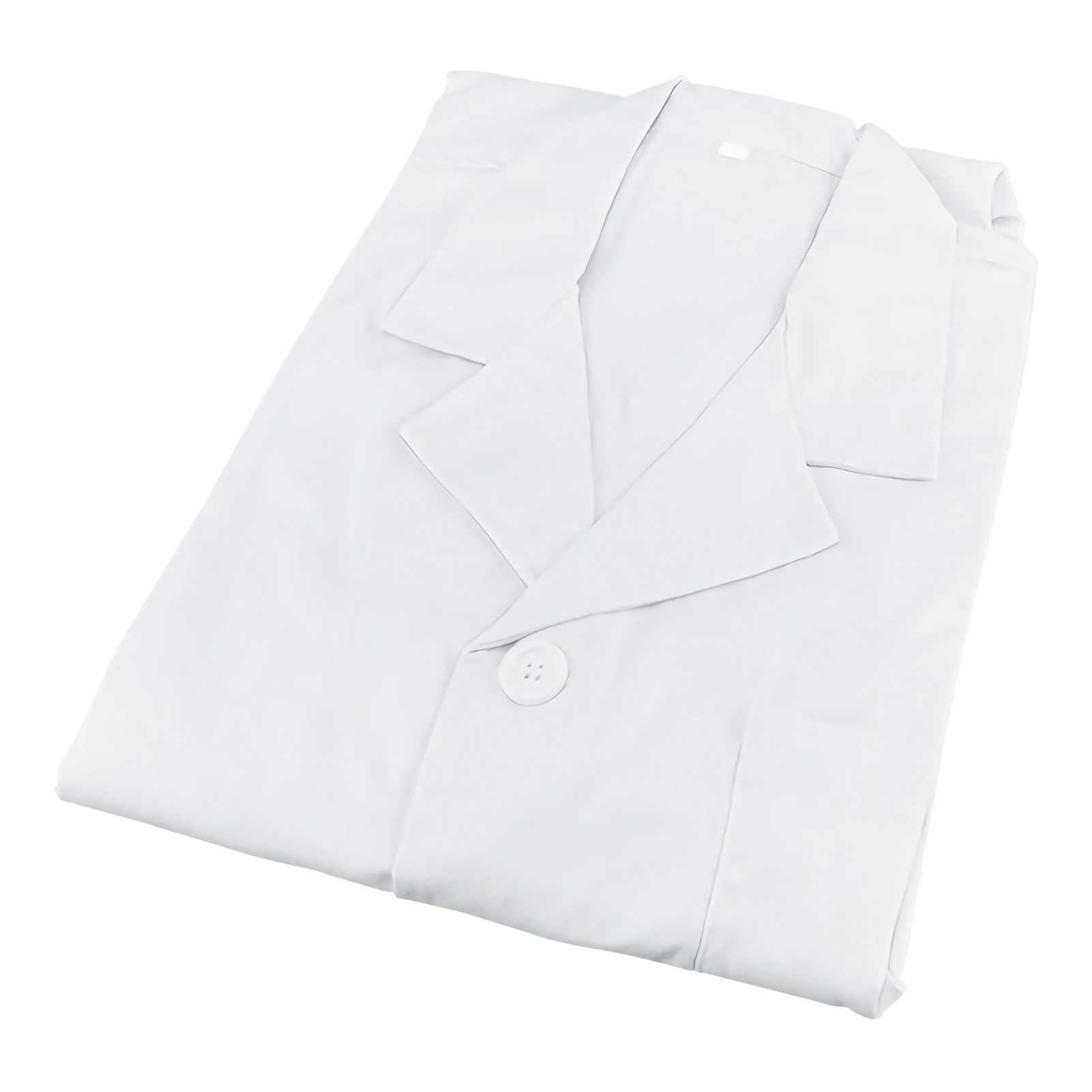 ADAMAS BETA Lab Coat Polyester Cotton Thin/Thick Style Single Breasted Long Sleeve Adult Nurse Uniform White/Blue Laboratory Protective Clothing