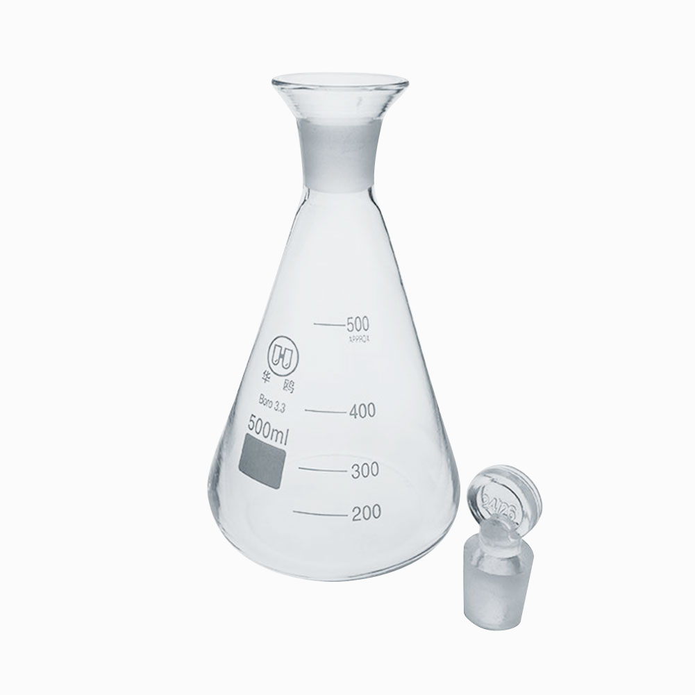 ADAMAS-BETA Lab Bottle Thick-Walled Round,Plastic Straight,Dropping Bottles Iodine Flask for Lab