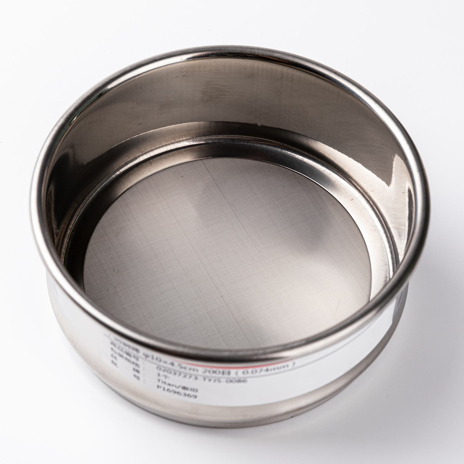 Adamas-Beta φ10×4.5cm 45 Mesh 304 Stainless Lab Sieves Economy Test Sieve 304 Stainless Steel Wire Cloth（0.4mm）