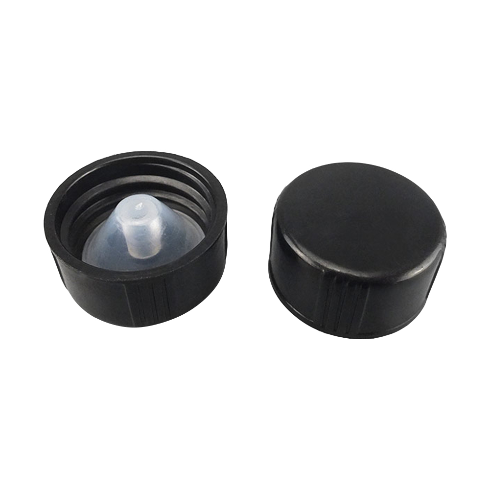 ADAMAS-BETA Universal Bottle Cap Screw Mouth Standard Mixed Resin Cover with V-shaped LDPE Inner Plug Laboratory Reagent Bottle Sealing Caps