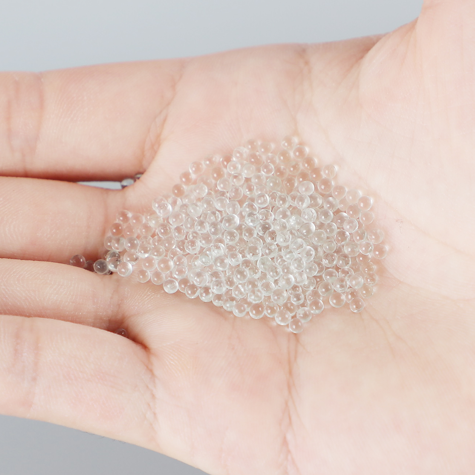 ADAMAS BETA Wholesale Glass Grinding Beads 1kg/Bag Daimeter 0.2-5mm Solid Round Clear Glass Balls Laboratory Boiling Stones