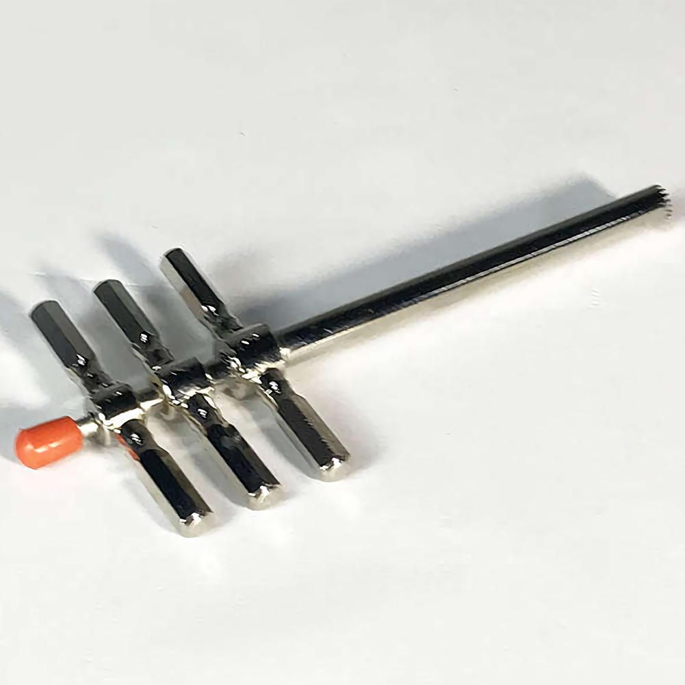 ADAMAS-BETA Lab Manual Hole Puncher Drill for Laboratory Rubber Stopper Cutter Metal Durable Rubber-Plug Drilling Tool