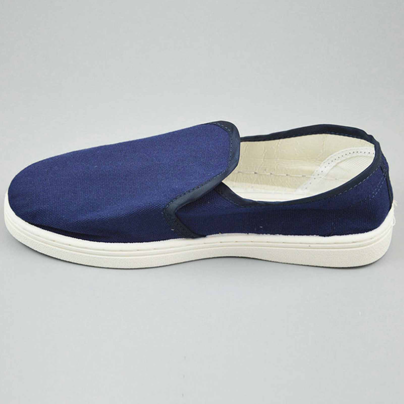 ADAMAS BETA Laboratory Anti-static Medium Towel Shoes Full Top Canvas Shoes Elastic Mouth PU Flat Sole Dust-free Cleaning Shoes for Workshope