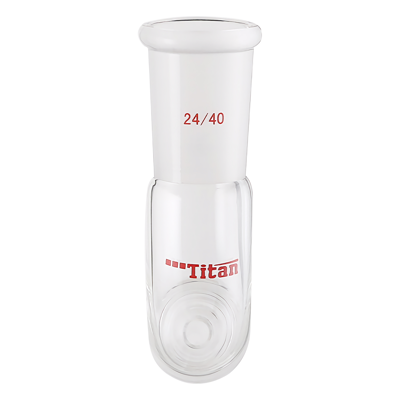 ADAMAS-BETA Laboratory Glass Supplies 75° Glass Head 3-Grind Chemistry Experiment Common Distillation Flask/Tube Connetor