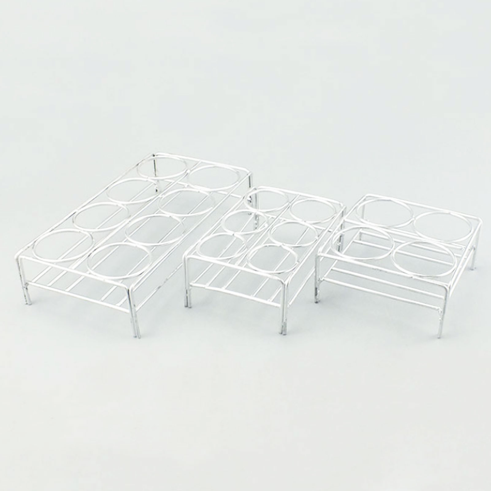 ADAMAS BETA Nickel-chromium Wire Crucible Holder 4-8 Well 36mm 45mm Diameter Laboratory Crucible Rack for Heating Distillation Experiment