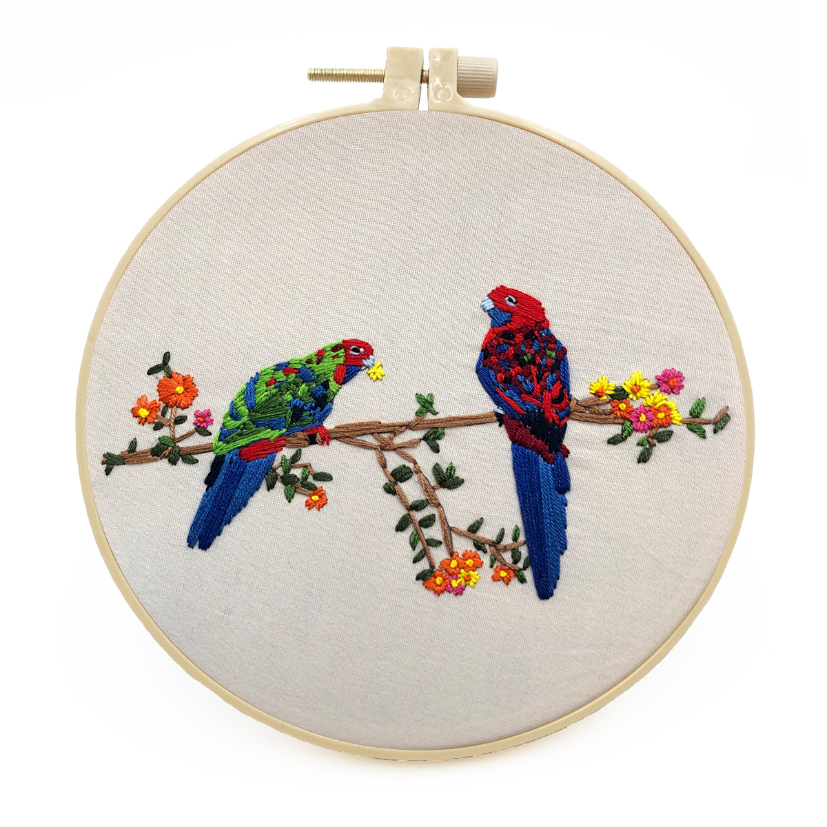 DIY Handmade Embroidery Craft Cross stitch kit Beginner  -Birds in Branch