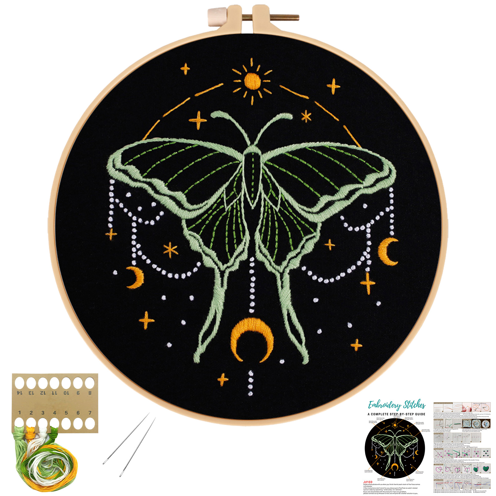 DIY Handmade Embroidery Craft Cross stitch kit Beginner  - Butterfly Pattern