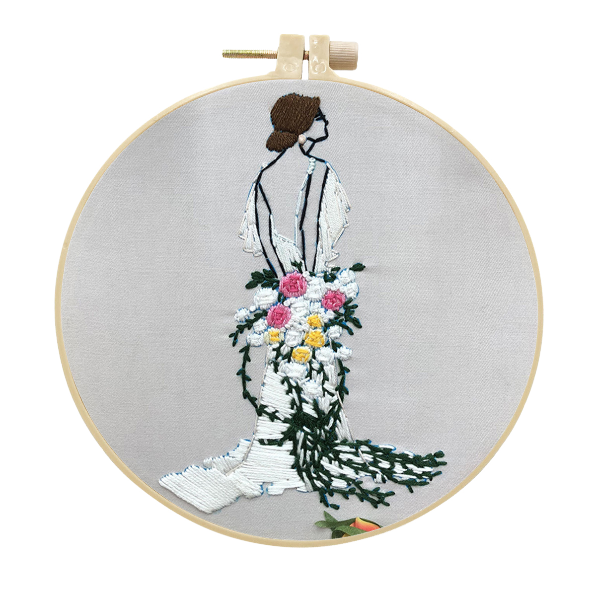 DIY Handmade Embroidery Kit Craft Cross Stitch Kits Beginner - Elegant Girl Pattern