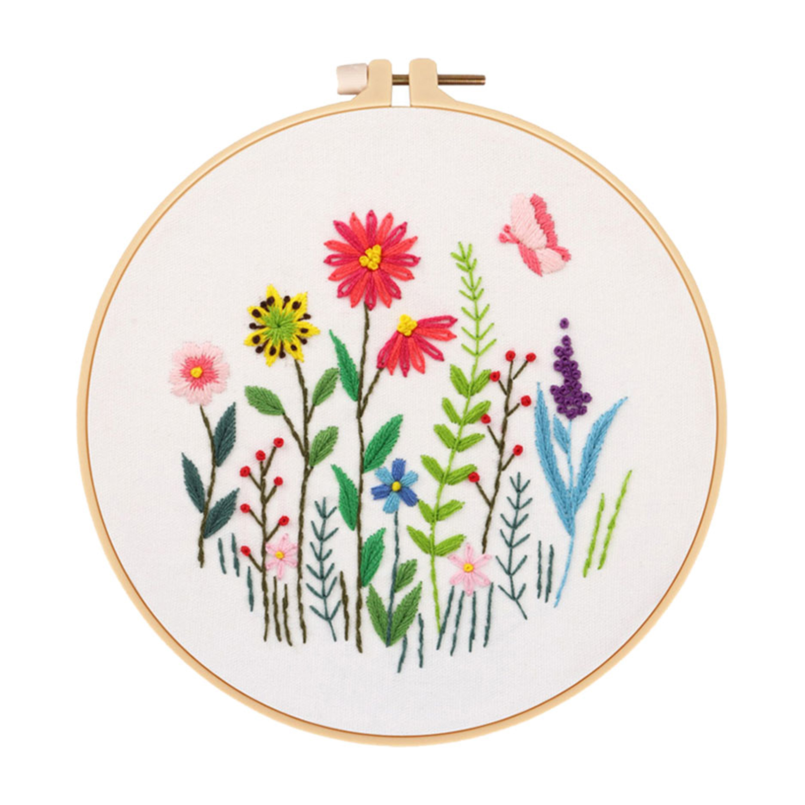 DIY Handmade Embroidery Cross stitch kit - Blooming Flower Pattern