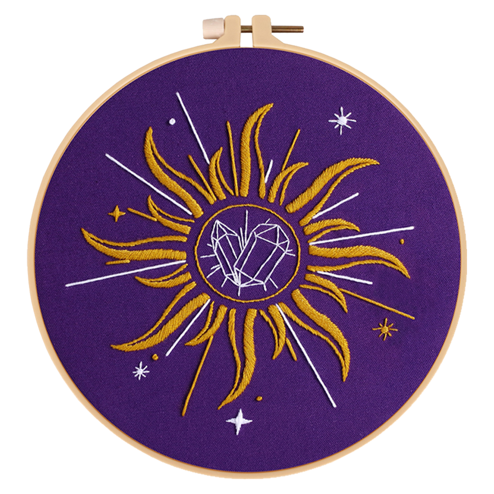 DIY Embroidery Kit Cross stitch kit for Adult Beginner - Tarot Sun Pattern
