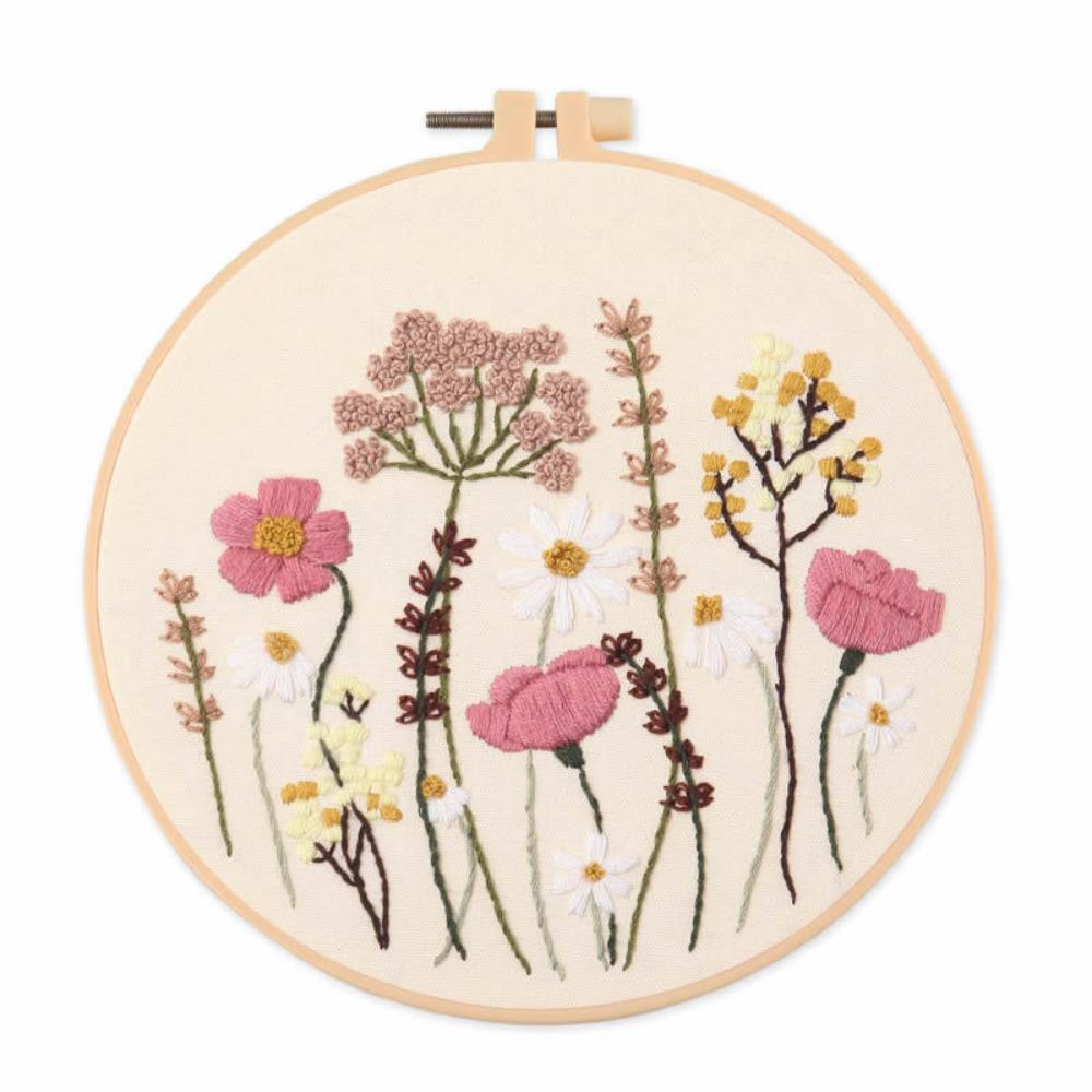 DIY Handmade Embroidery Craft Cross stitch kits beginner - Fresh Flowers Pattern