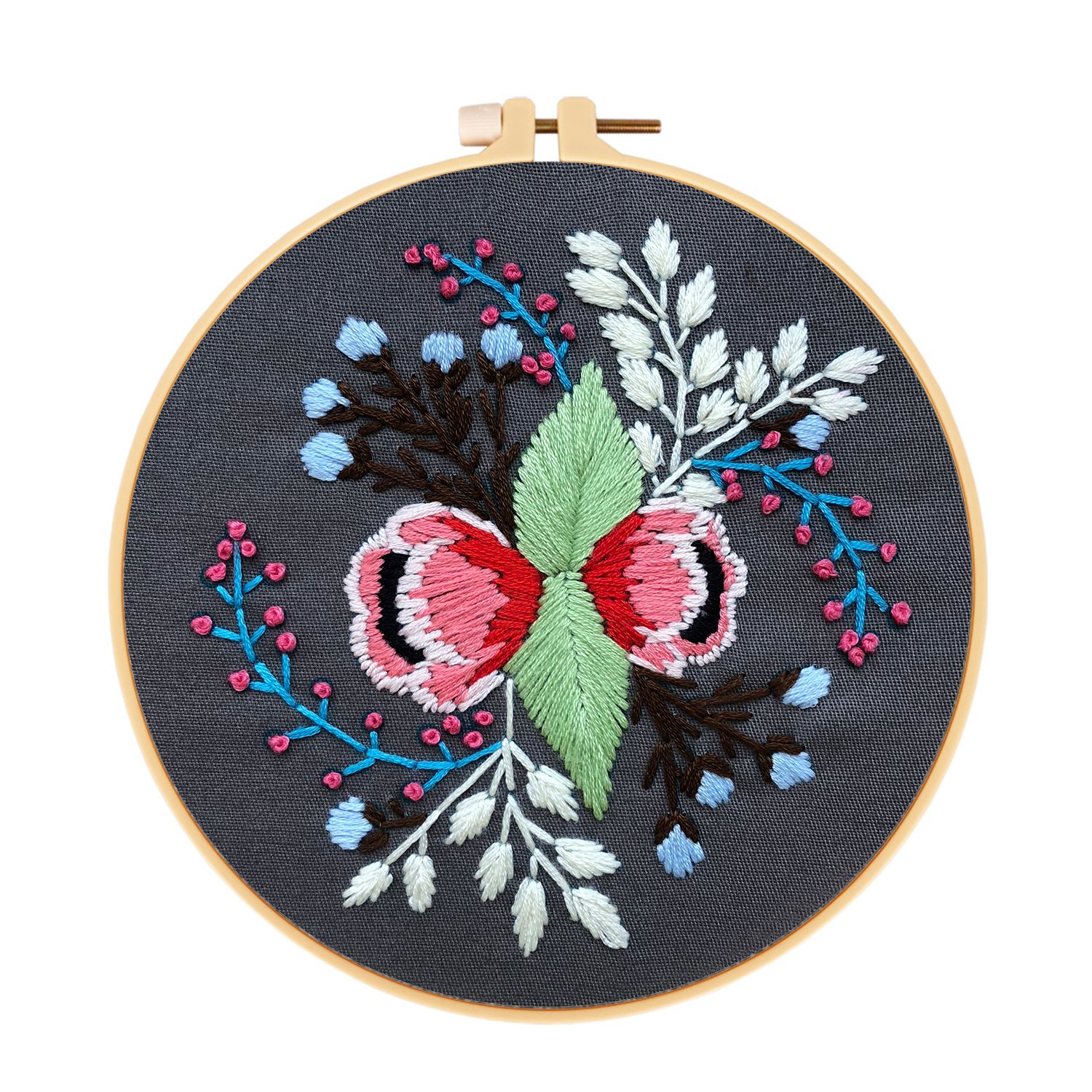 DIY Handmade Embroidery Cross stitch kit - Retro Floral Pattern