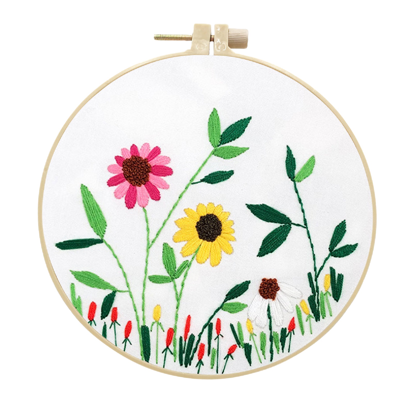 Embroidery Kits Cross stitch kits for Adult Beginner - Small Wild Flowers Pattern