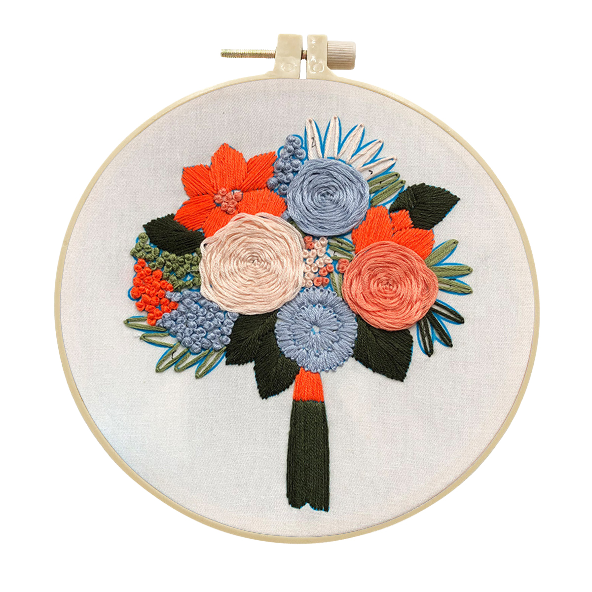 DIY Handmade Embroidery Kit Craft Cross Stitch Kits Beginner - Prestige Bouquet Pattern