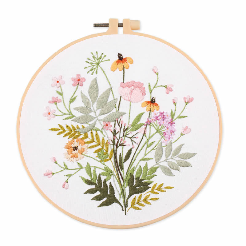 DIY Handmade Embroidery Craft Cross stitch kit Beginner  - Little Flower Pattern