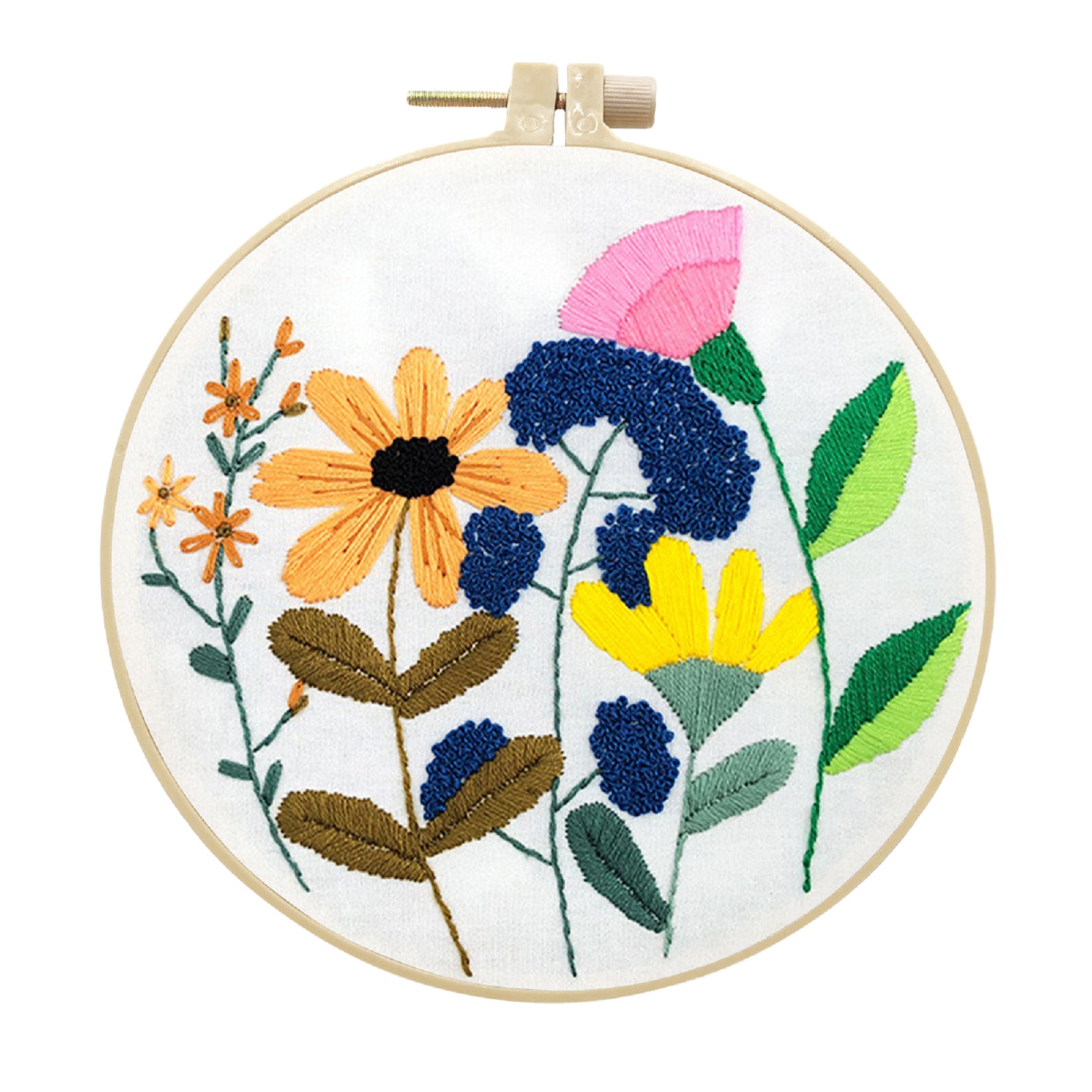 Embroidery Kits Cross stitch kits for Adult Beginner - Wildflowers Pattern