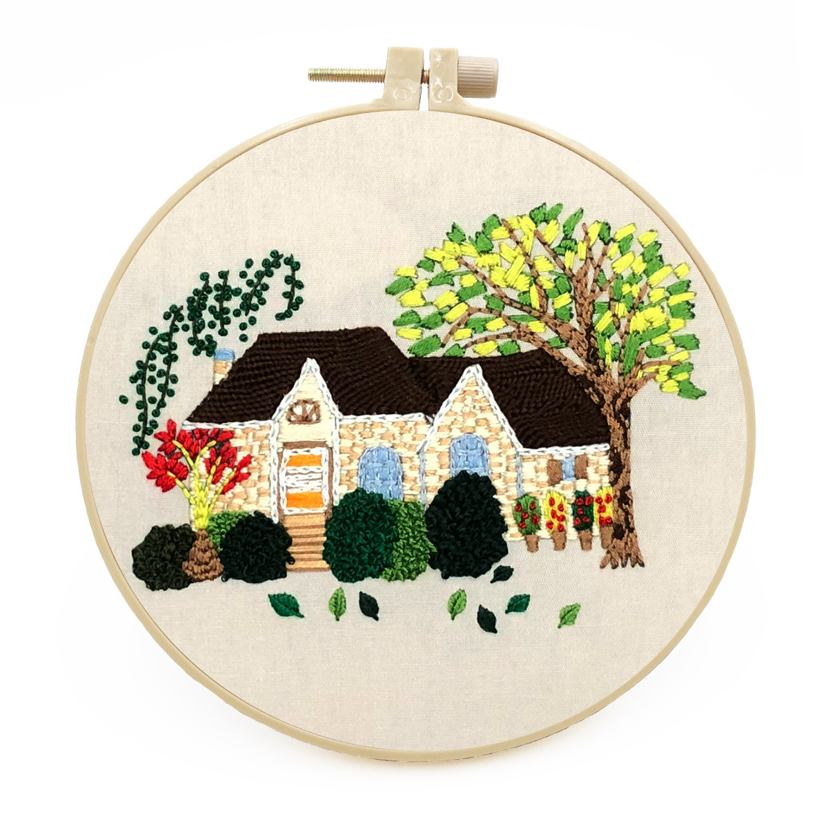 DIY Handmade Embroidery Cross stitch kit - Country House Pattern