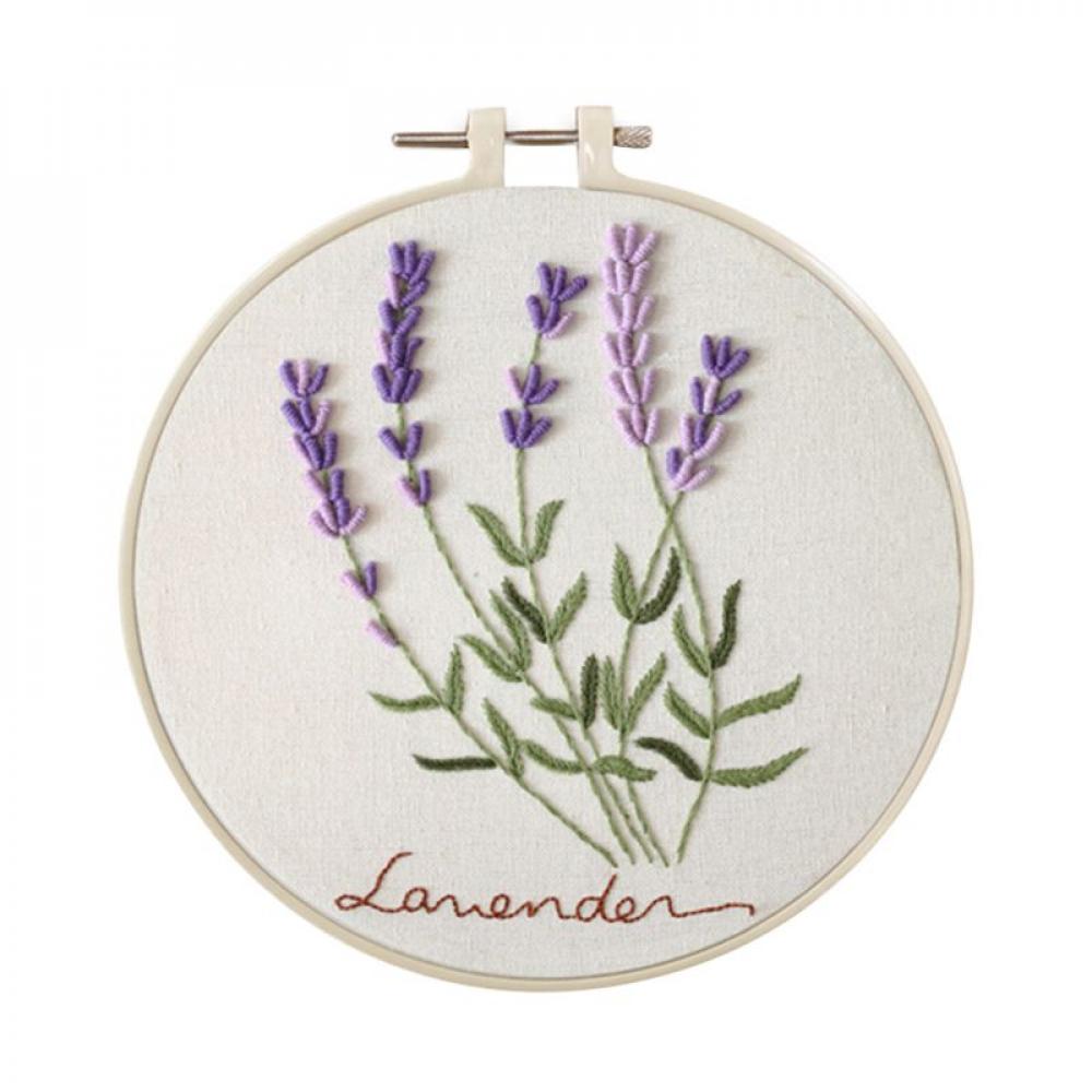 Embroidery Kits Cross stitch kits for Adult Beginner - Lavender Pattern