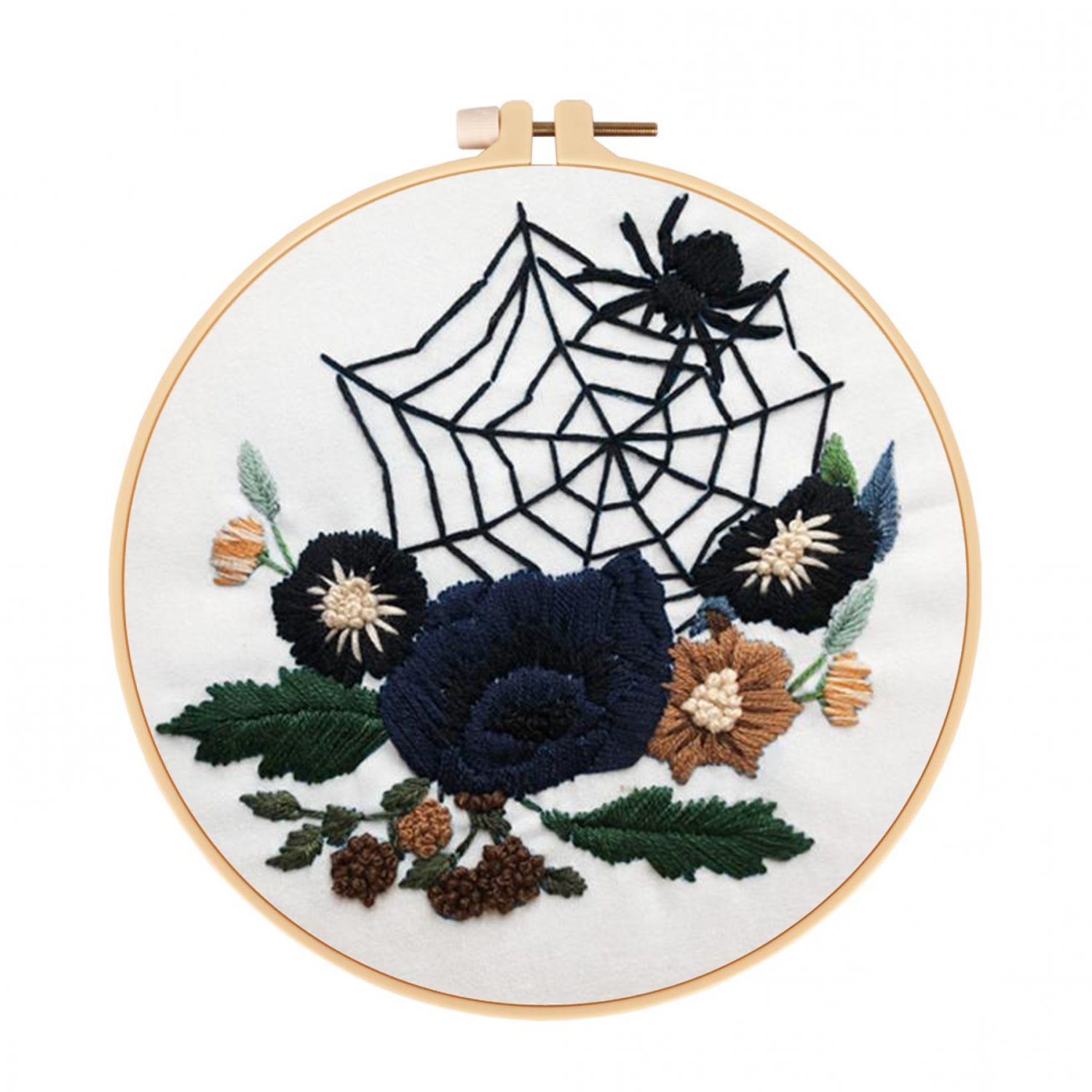 Embroidery Kit Cross stitch kit for Adult Beginner - Spider Web Pattern