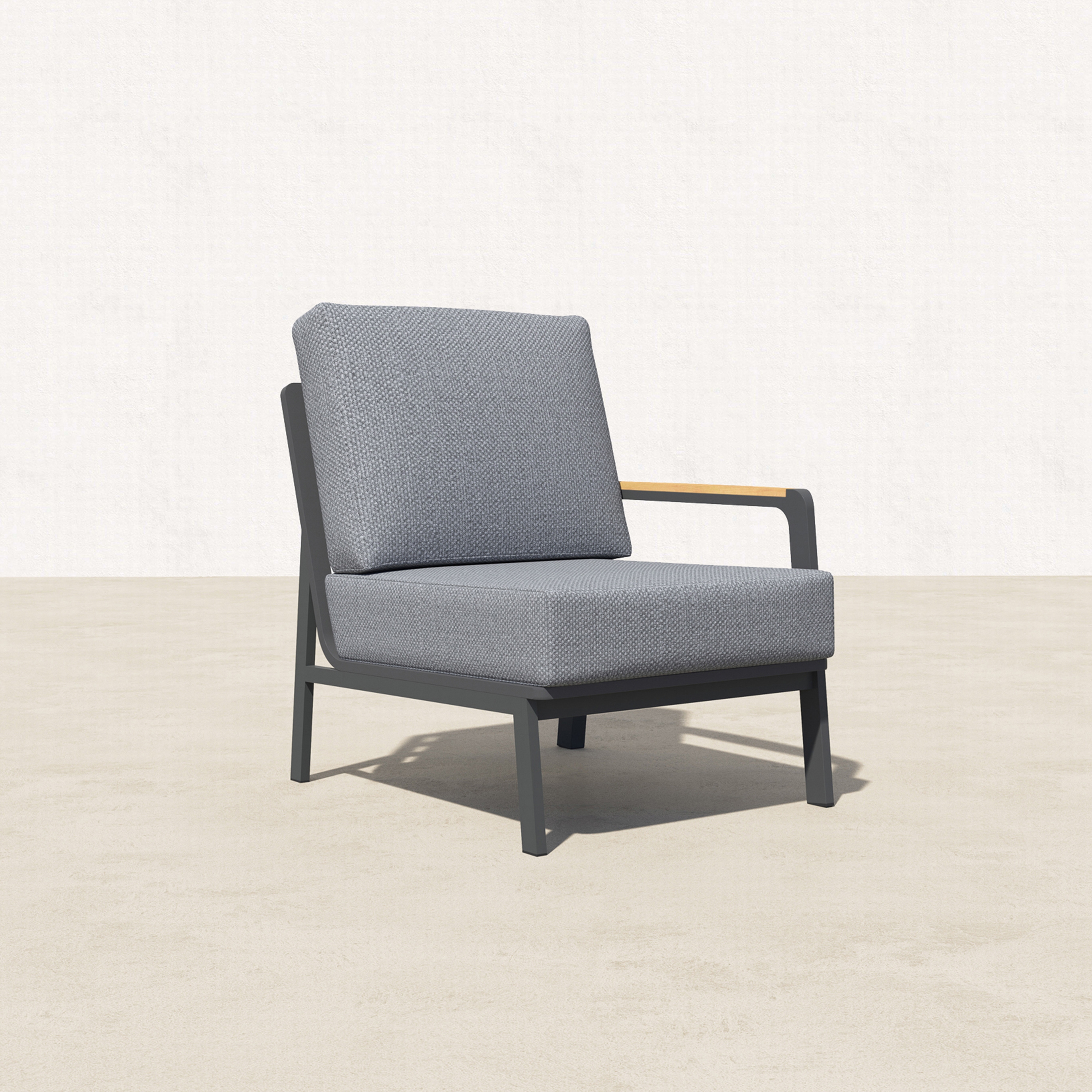 Orion Teak Outdoor Loveseat with Coffee Table - 4 Seat-Baeryon Furniture