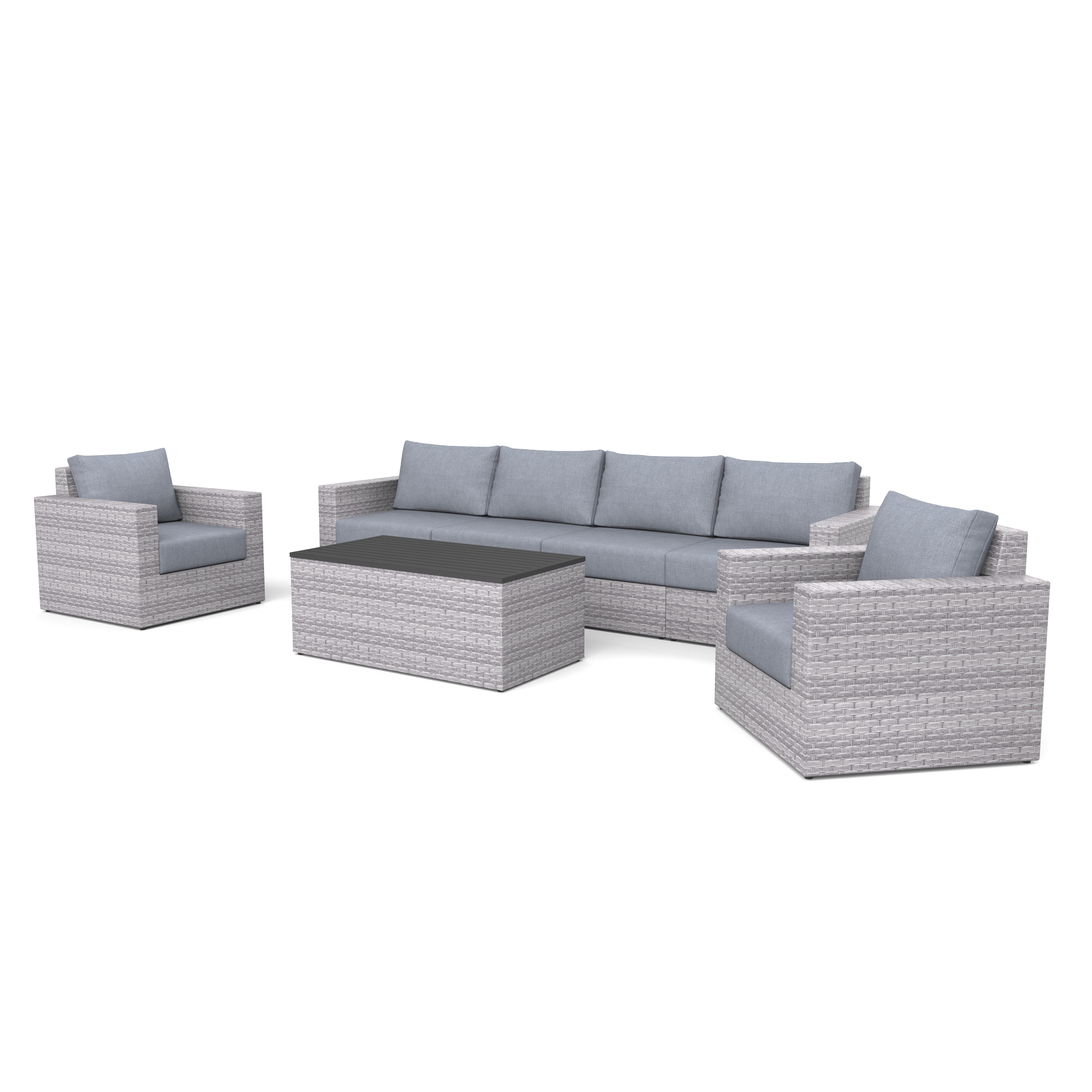AVALON 7 Piece Outdoor Lounge Sofa-Baeryon Furniture