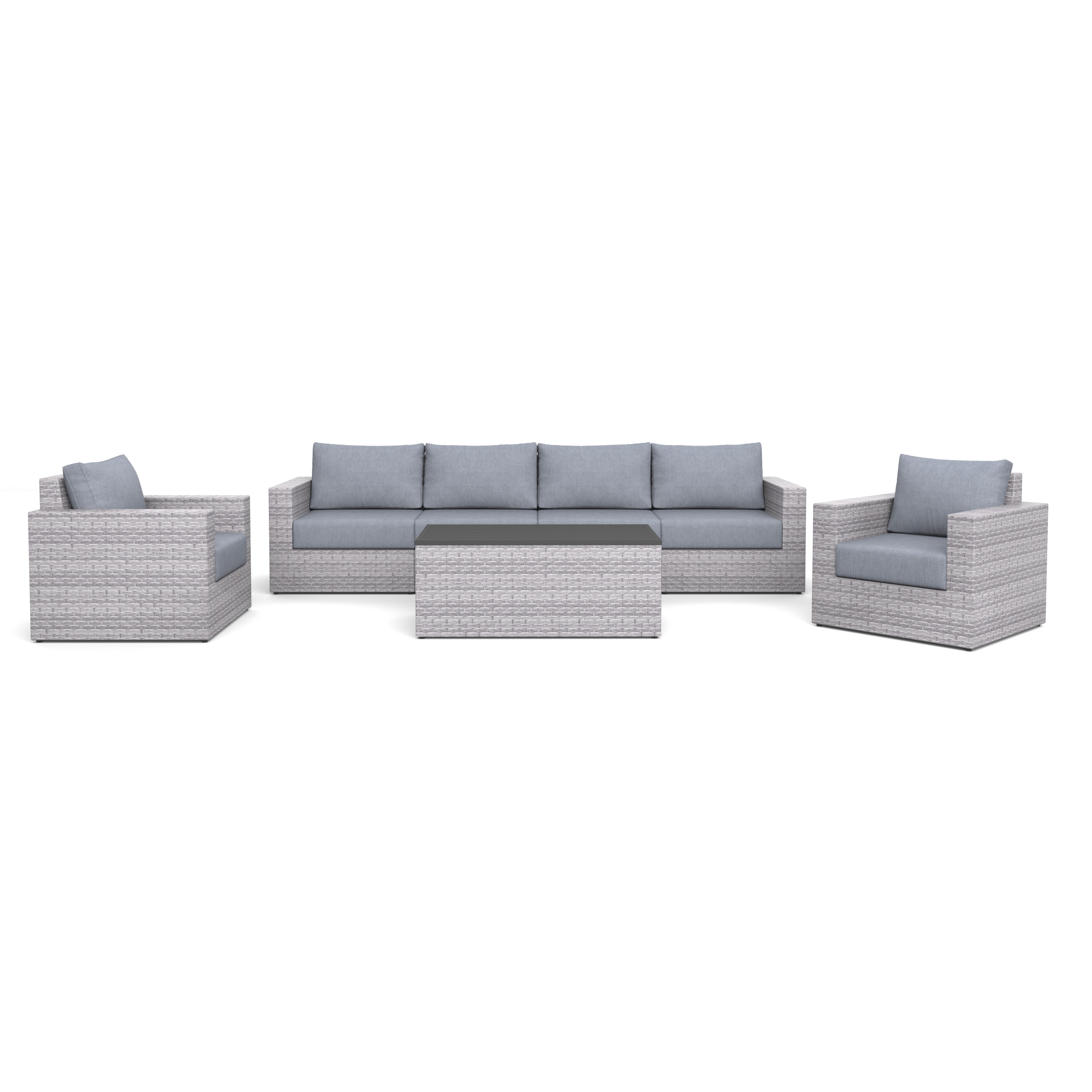 AVALON 7 Piece Outdoor Lounge Sofa-Baeryon Furniture