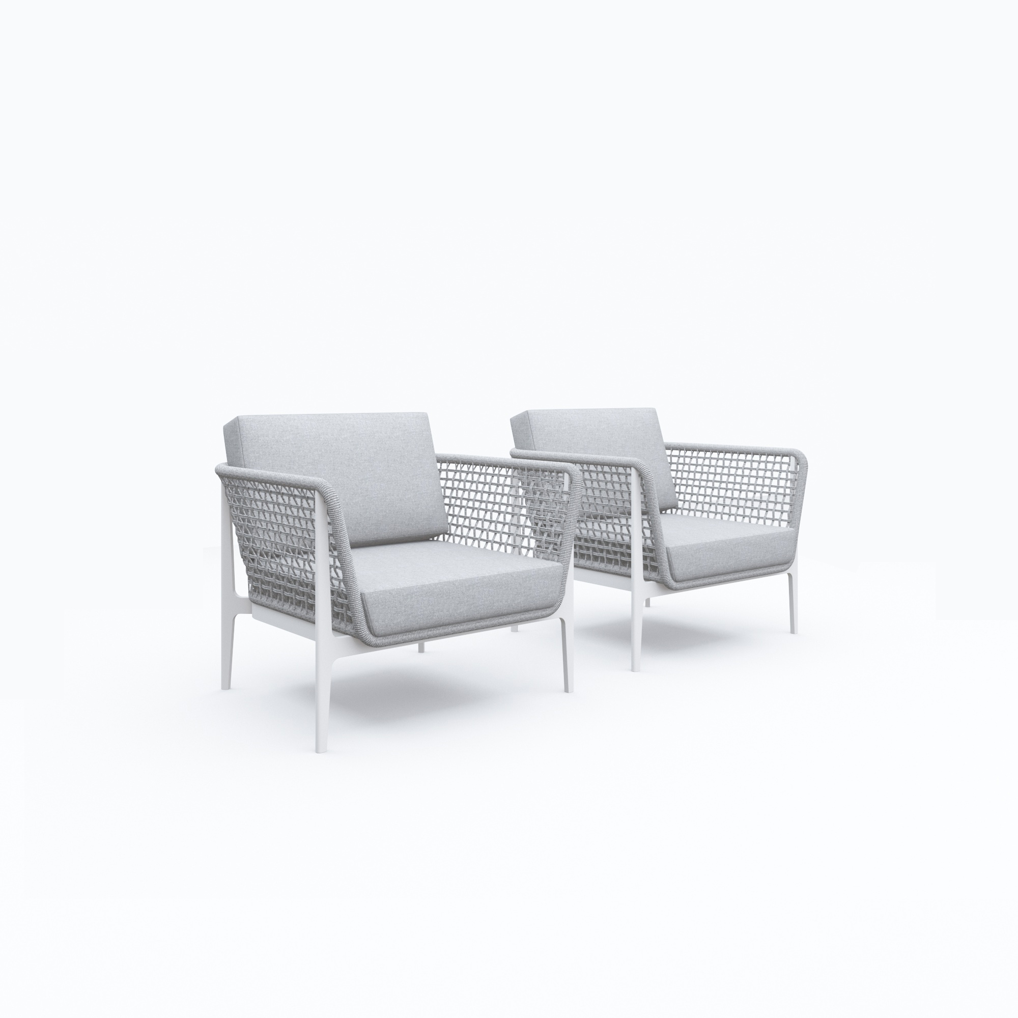 CETUS Outdoor Lounge Chairs Set of 2-Baeryon Furniture