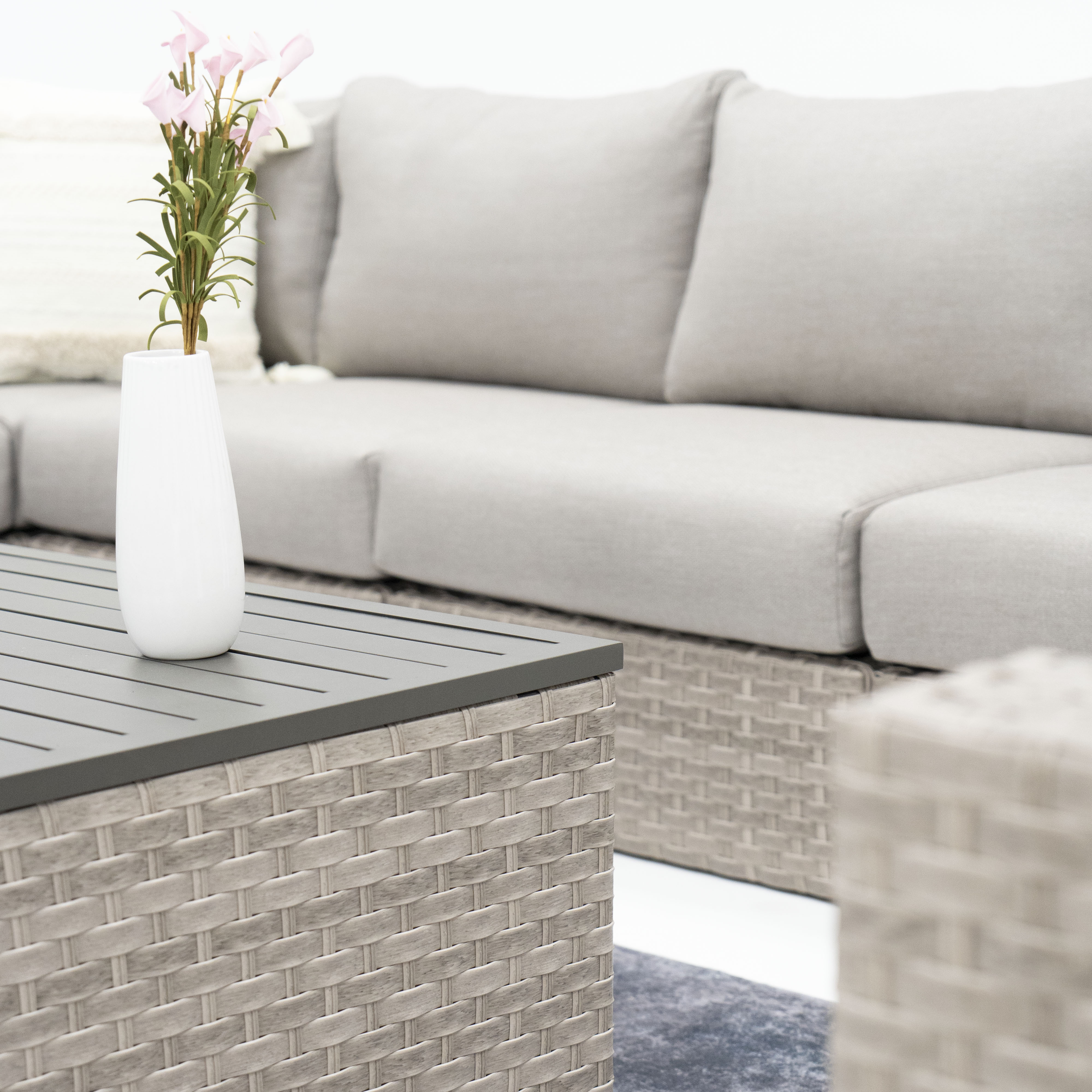 AVALON 12 Piece Sectional Patio Furniture-Baeryon Furniture